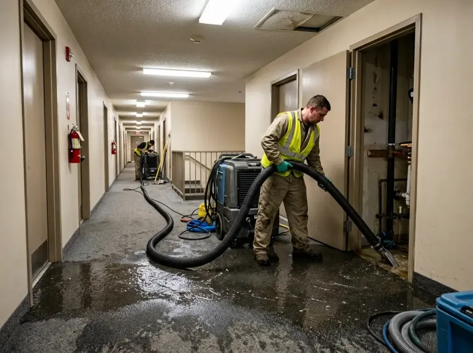 multi-unit-apartment-hallway-f-005 — frequently asked questions, Emergency Burst Pipe Water Extraction & Removal in Grand Te…
